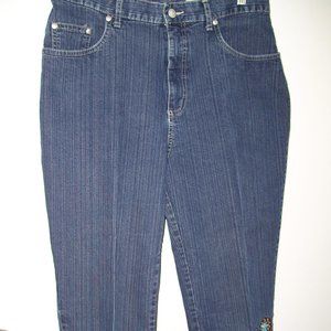 St Johns' Bay Stretch Blue Denim Jeans Size 10